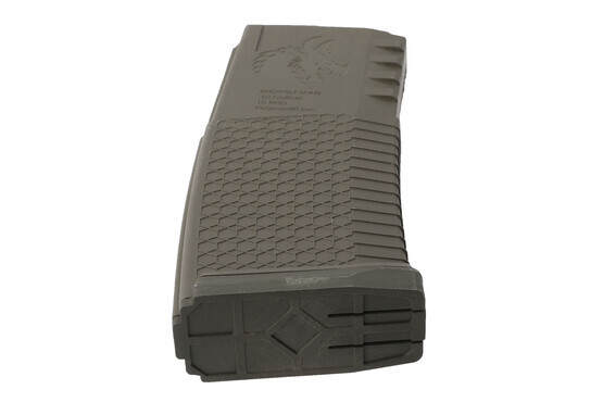 P80 50 Beowulf AR magazine 10 round OD Green features aggressive texturing